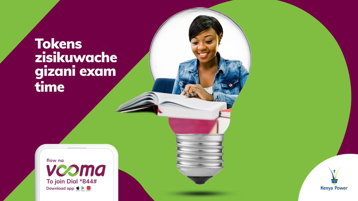 The pain of wanting to read but having no lights hu-hit different. Sort tokens ASAP with *844# or use Vooma app &amp; okoa sem.

Load or withdraw cash at any Vooma agent, KCB branch, ATM, Bank Agent or M-PESA paybill 800200 (account number is your phone number)

#VileSiHuVooma