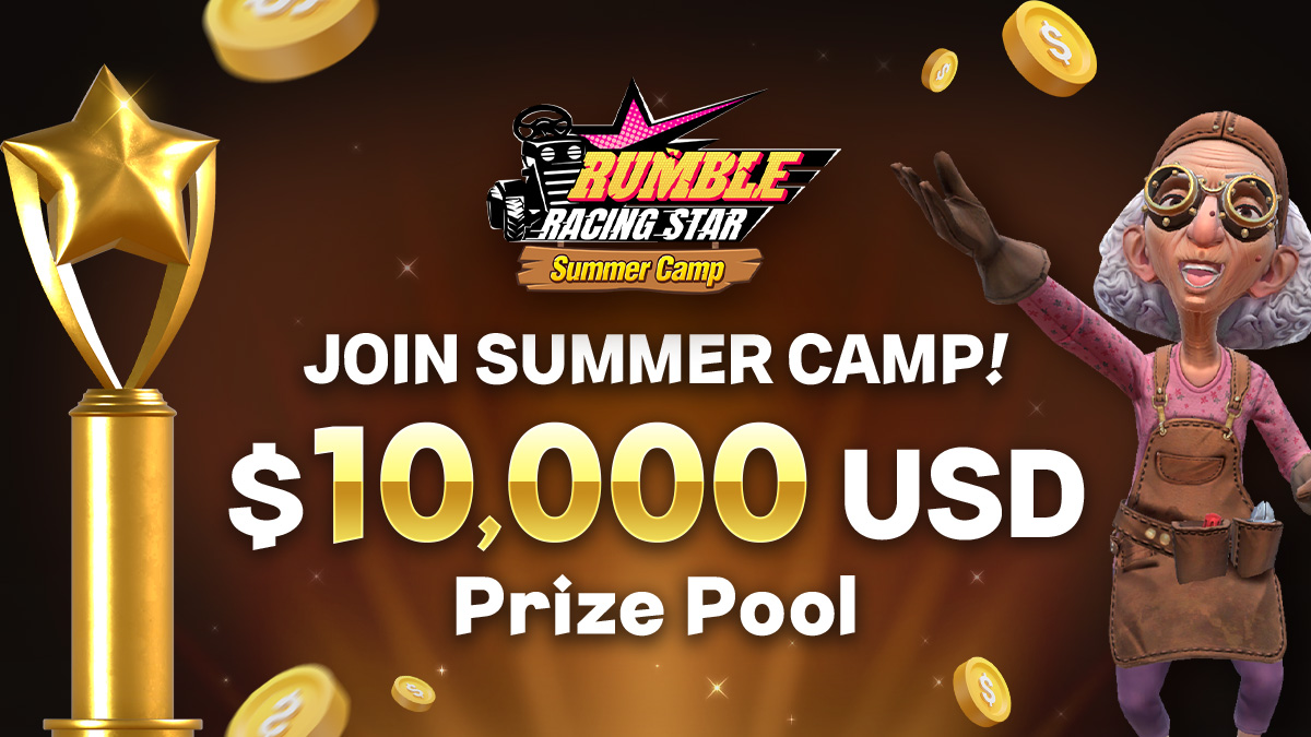 delabsRRS's tweet photo. 🏆$10,000 Prize Pool🏆

Summer camp is around the corner!   

We have a $10,000 prize pool for our beta testers.  

Sign up for the Rumble Racing Star closed beta today: https://t.co/n5cEzV3XYb