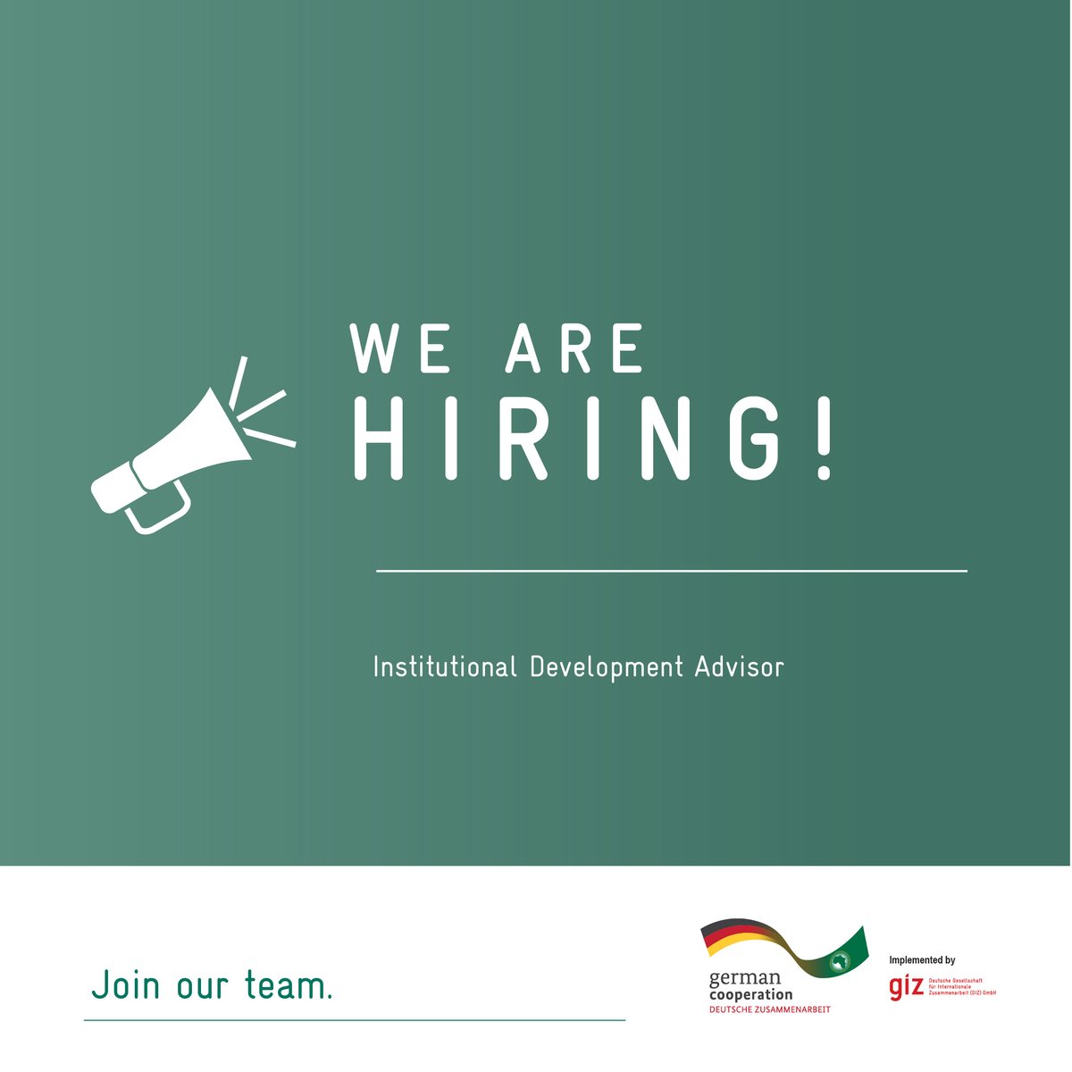 📢 We are hiring!
💼 Institutional Development Advisor
📍 Country: Ethiopia

More details below 👇
reliefweb.int/job/3983430/in…

#jobalert #hiring #hiringnow #wearehiring #ethiopia