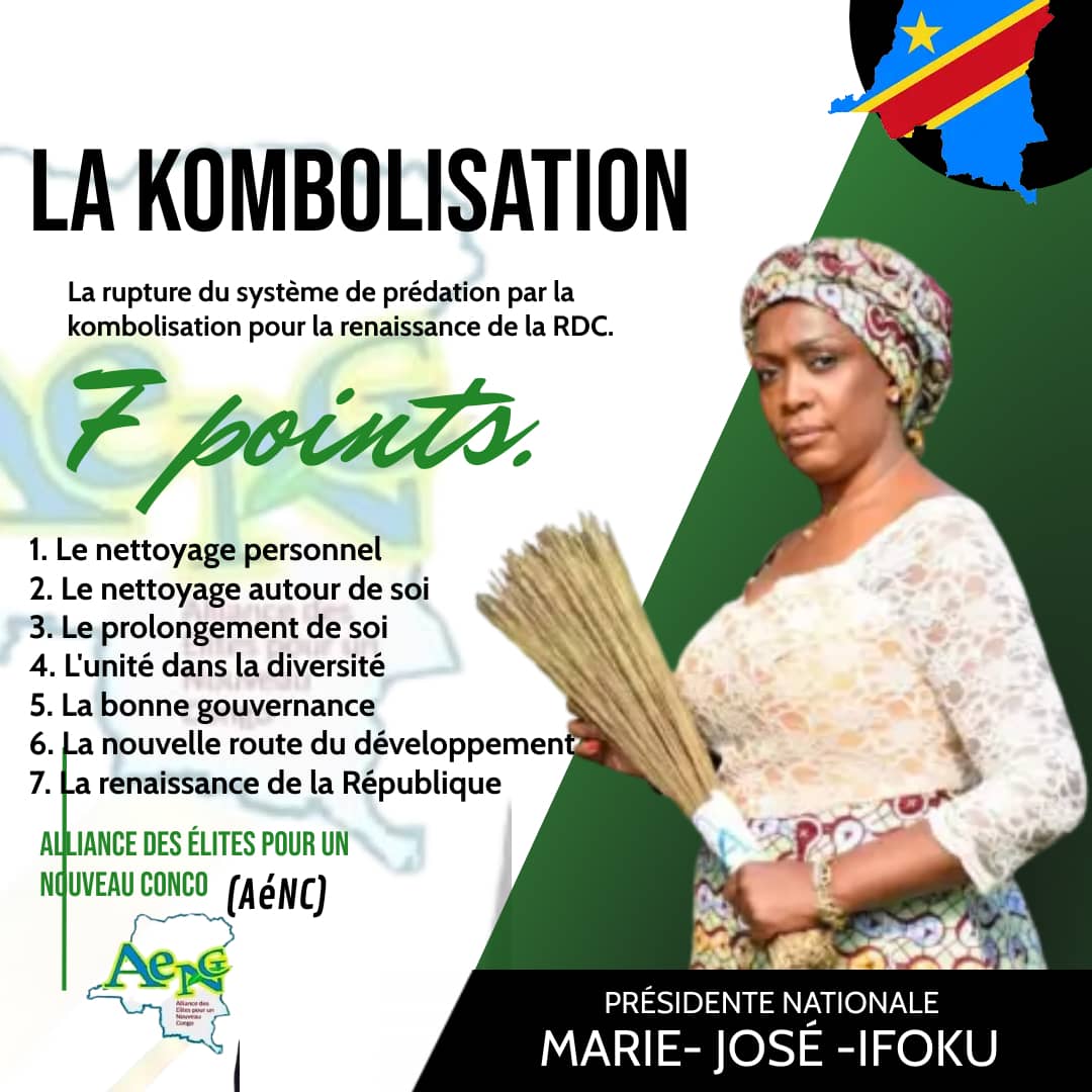 AeNC_rdc's tweet photo. Les 7 points de la kombolisation pour la Renaissance de la RDC. 
@IfokuMarie https://t.co/T1agsRTh4V