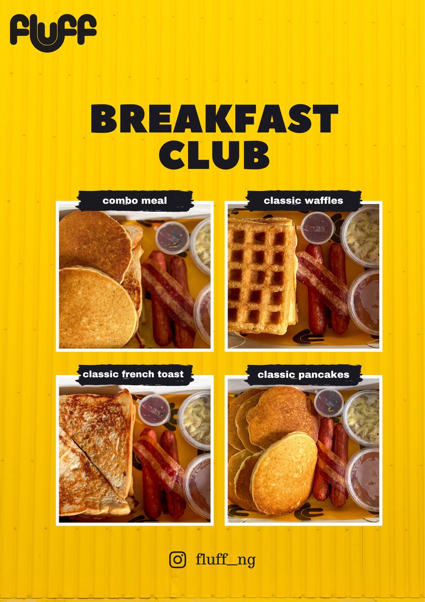 fluff__ng's tweet photo. There's no better way to begin your day than with a belly full of deliciousness and a heart full of joy! 💞

Let's make this day extra special with a hearty breakfast from Fluff Kitchen – where breakfast dreams come true! 😋💛

Slide into our DMs or whatsapp 07061190244 to order. https://t.co/2b9WVXK4ZQ
