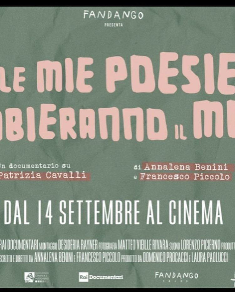 Apprendo che a settembre uscirà un documentario su #patriziacavalli di @annalenabenini e Francesco Piccolo. Io ora ho qualcosa da aspettare. . #fandango