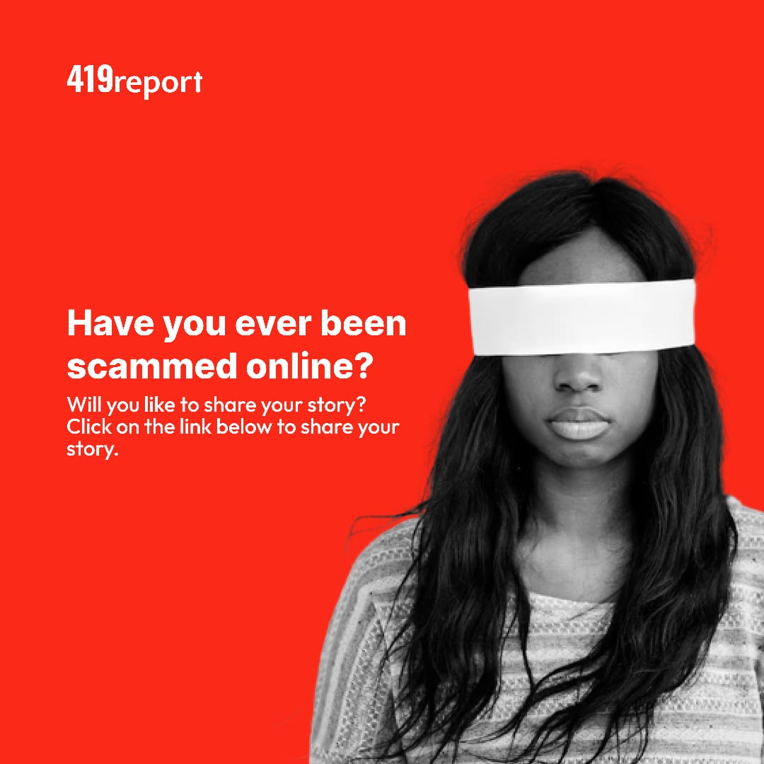 419Report's tweet photo. @Nsukka_okpa Hello, 

This is 419Report. We are on a mission to create a safe space for online buyers by publishing online vendors that have scammed buyers in the past. 

But to do this, we need you to journey with us by reporting your previous scam history.
To share: https://t.co/o5uJUxp4Qp https://t.co/HY4KrwQrlm