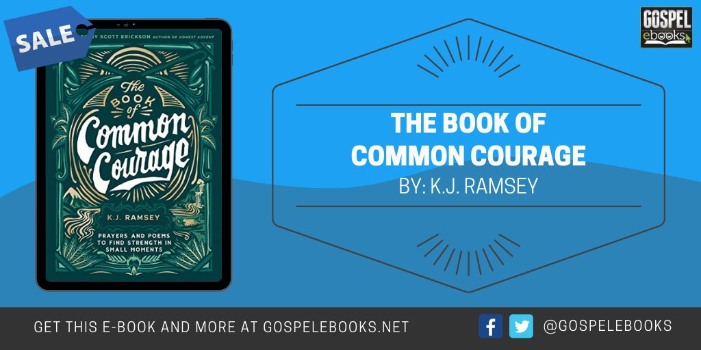KINDLE DEAL: K.J. Ramsey – The Book of Common Courage: Prayers and Poems to Find Strength in Small Moments amazon.com/dp/B0B35TP9MY/… #ad @Zondervan @kjramseywrites