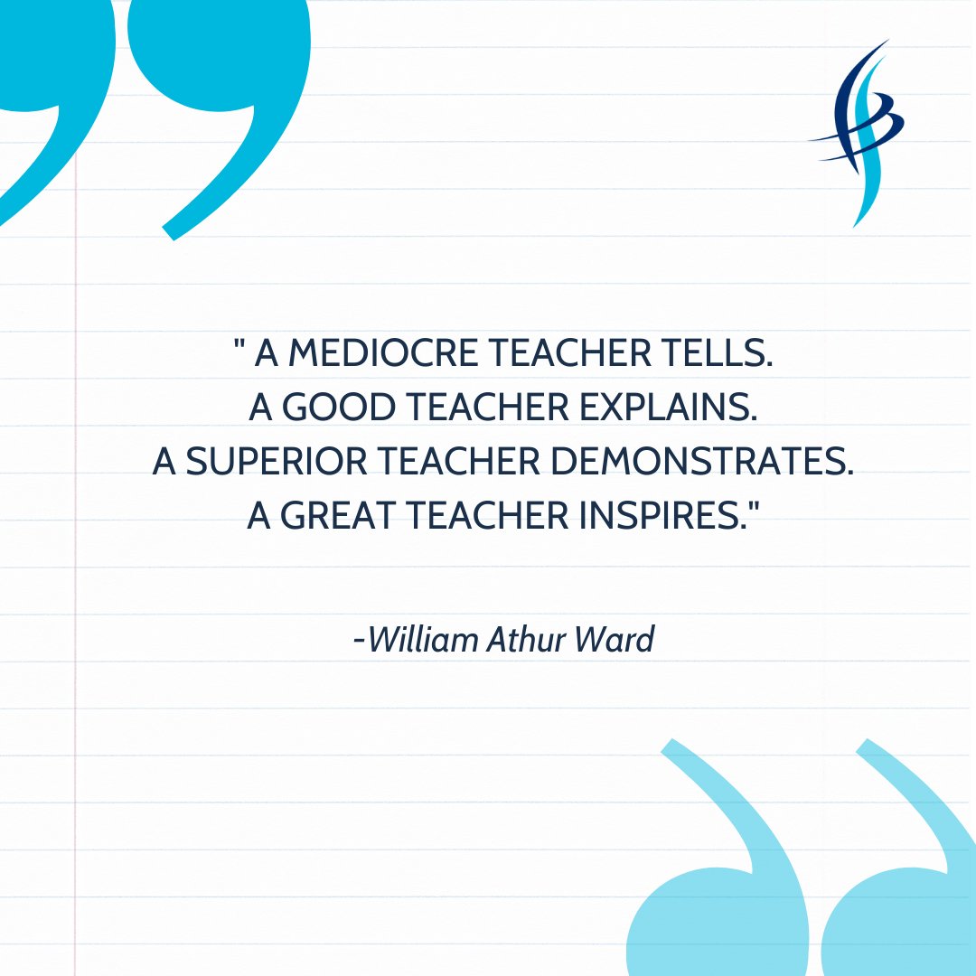 Moving beyond the classroom, a great teachers influence will span decades.

Prepare to offer exceptional educational experiences, beginning today.

bit.ly/3SkJ0Uh 

#TeacherTraining #TeacherTrainingCourse #SchoolLeadership #TeacherProgression #TeachingCareer