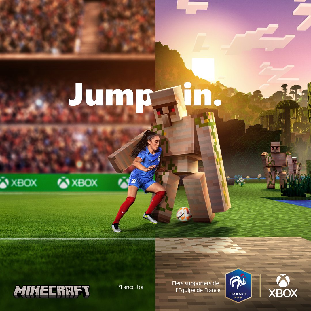 XboxFR's tweet photo. .@equipedefrancef "LB + RB + RS" vous l'avez ? ⚽🎮
#XboxFFF #FRABRE #jumpin https://t.co/0a60vPAD0p
