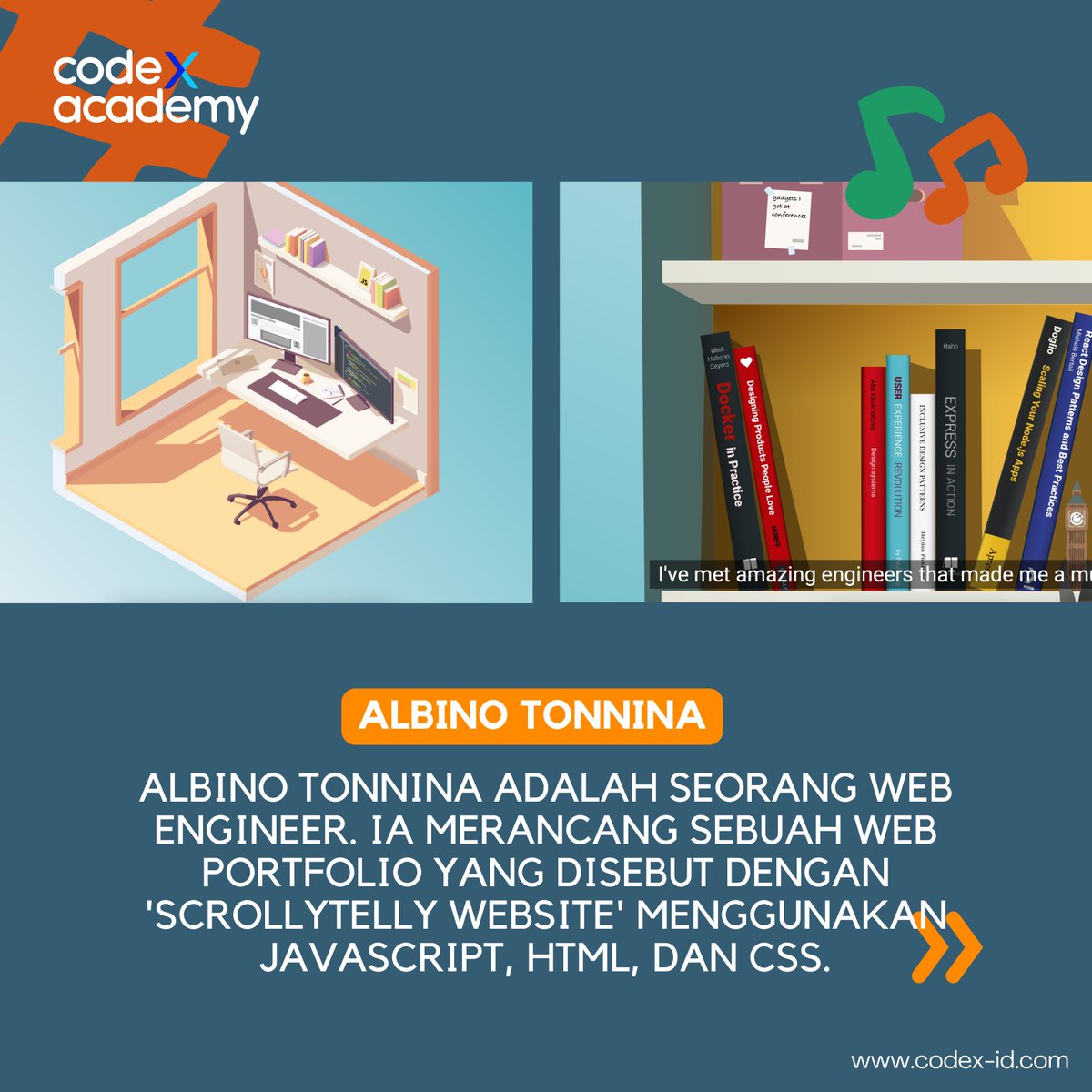 codexacademyid's tweet image. Buat kalian yang CV dan portonya masih gitu-gitu aja apalagi lulusan IT Developer, GASS update CV sekaligus portfolio kalian jadi sekreatif iniii..

#cv #programmer #codexacademy #bootcamp