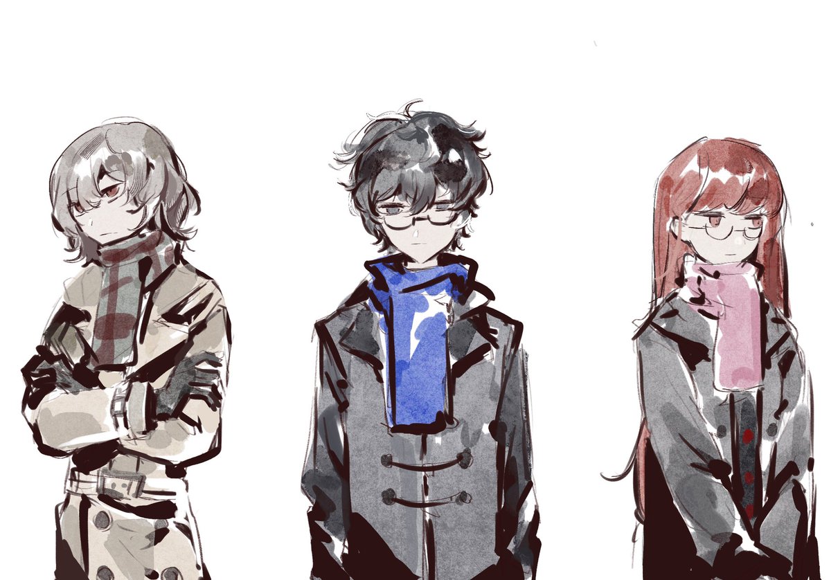 va_ccu's tweet photo. 等量三人组
#FGO #persona5 https://t.co/MFvnrS7Rkq
