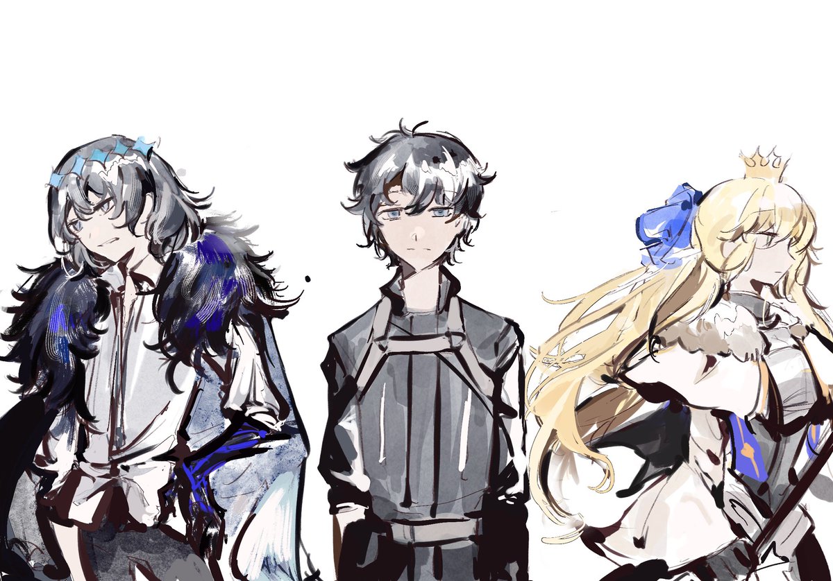 va_ccu's tweet photo. 等量三人组
#FGO #persona5 https://t.co/MFvnrS7Rkq