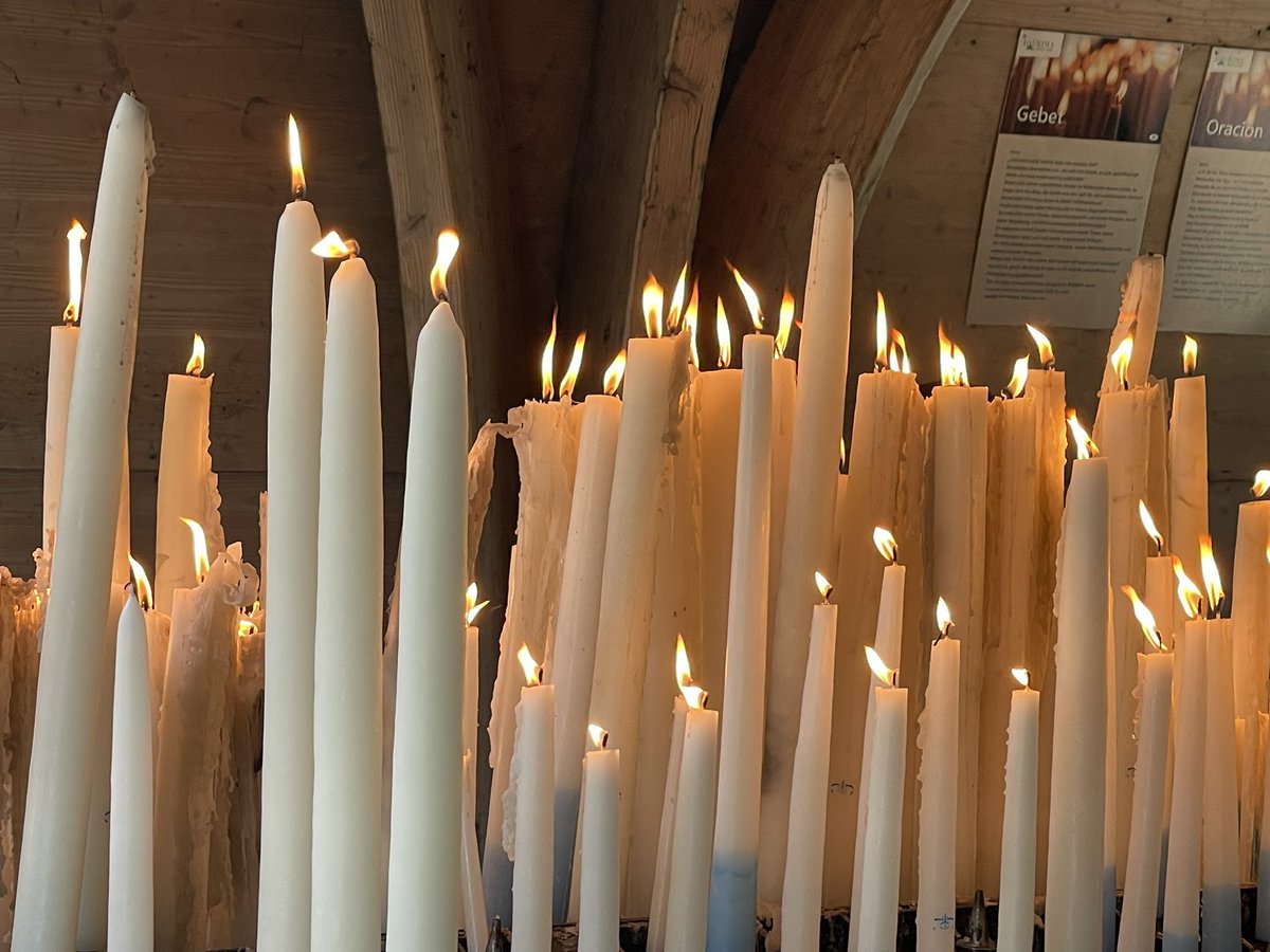 knowsleycoach2's tweet photo. This morning we visited the grotto, prayed the rosary and lit candles for all our intentions.   We gathered at the statue of the Crowned Virgin to pray a Hail Mary. https://t.co/9lvNRjCJOh