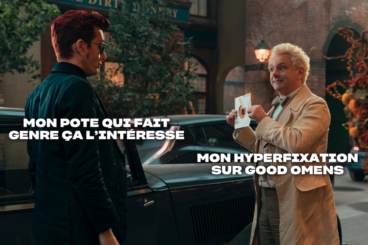 PrimeVideoFR's tweet photo. Comment dormir alors que #GoodOmensS2 est dispo. https://t.co/6FRE5VuCyK