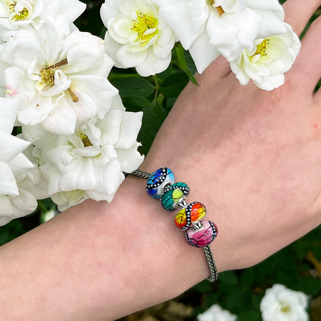 Break out of your cocoon and unleash the wonders within you! Have you explored the limited-edition Transformation collection?  #trollbeads #trollbeadsofficial #sterlingsilver #everystoryhasabead #gemstones #glass #danish #jewellery #limitededition #summercollection