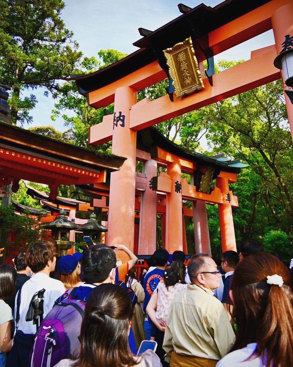 KNOCKltd's tweet photo. I wouldn't be surprised if it was your dream to walk through this place. Although the crowds are large during holidays, Fushimi inari still gives you a wonderful experience. #japan #fushimiinari #kyoto #travel #japaneseculture #letsseejapan https://t.co/teHn5rFthH