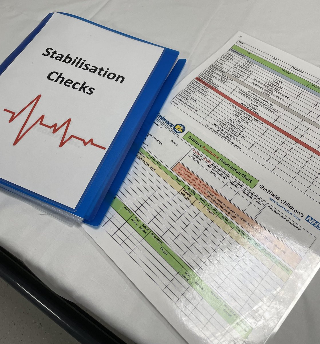 BTHFT Paediatric Practice Education (@bthftpaedsedu) on Twitter photo Today we are back in our stabilisation area with some of our junior nurses!
Familiarising ourselves with equipment, safety checks, WETFLAG and the <a href="/Embrace_SCH/">Embrace Transport</a> drug chart.
<a href="/bthftpaeds/">BTHFT Paediatrics</a> <a href="/BTHFTPracticeEd/">Practice Educators</a> <a href="/bthftresus/">BTHFT Resus</a>
#AlwaysLearning #PaedsRocks Today we are back in our stabilisation area with some of our junior nurses!
Familiarising ourselves with equipment, safety checks, WETFLAG and the <a href="/Embrace_SCH/">Embrace Transport</a> drug chart.
<a href="/bthftpaeds/">BTHFT Paediatrics</a> <a href="/BTHFTPracticeEd/">Practice Educators</a> <a href="/bthftresus/">BTHFT Resus</a>
#AlwaysLearning #PaedsRocks
