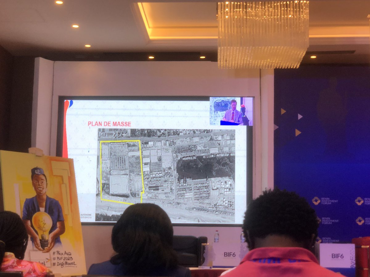 50 Hectares au port de Cotonou dédié pour une zone logistique rentrant dans le cadre du projet futur AFRICA LOGISTIC ZONE ( une zone économique dans le port ) 
#bif #benininvestmentforum