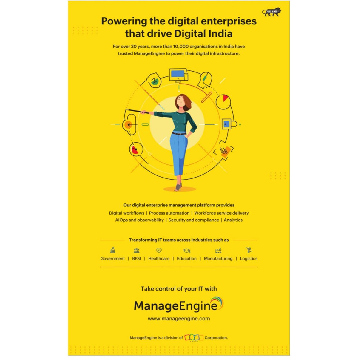 TimesResponse's tweet photo. ManageEngine celebrates SysAdmin Day in The Times of India! Expressing gratitude to the real heroes behind seamless IT operations - the SysAdmins.

@manageengine 

#PowerofPrint #Printworks #TimesofIndia #TOI #ImpactfulAds #TimesResponse https://t.co/GnY02WvlgV