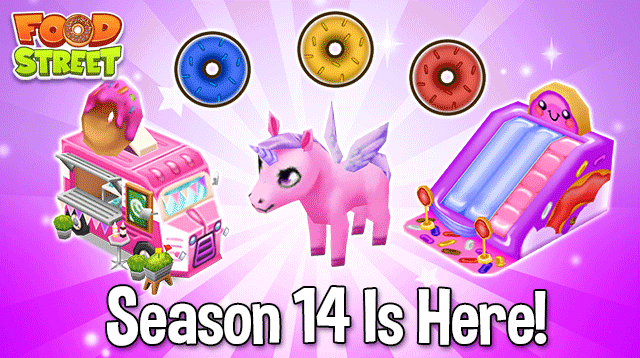 PlayFoodStreet's tweet photo. Blake ate all the donuts for the bake off contest - can you help him bake more? He will reward you with scrumptious prizes - play Season 14 now! https://t.co/htD5lh53IM