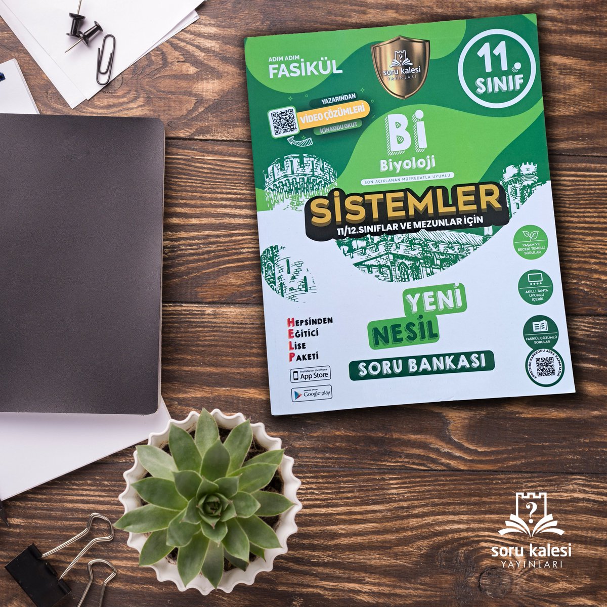 11.Sınıf, 12. Sınıf ve Mezunlar için özel olarak hazırlanan Biyoloji Soru Bankamızla, biyoloji bilginizi güçlendirin ve sınavlarda öne çıkın! Soru Kalesi olarak geleceğinizi şekillendirecek bu başarı yolculuğunda sizinle olmak için sabırsızlanıyoruz!

#sorubankası #biyoloji #yks