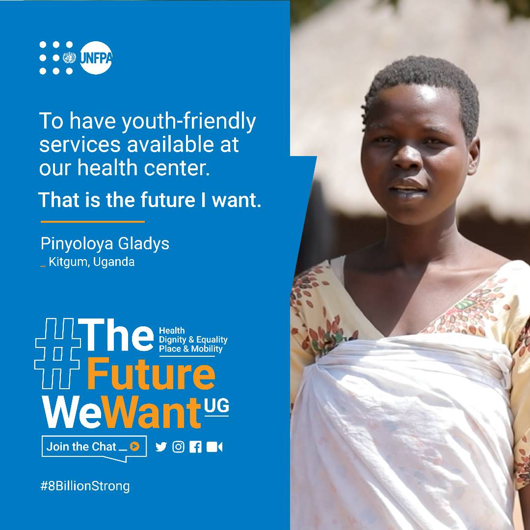 There's a lot of room for improvement in Uganda's health system in terms of accessibility, acceptability, equity, appropriateness and effectiveness of health services. The youth demographic have specific needs that deserve attention as well.
#TheFutureWeWantUG
#8BillionStrong