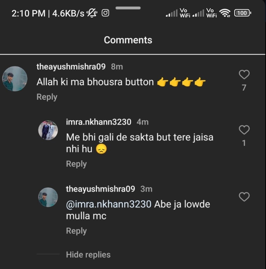its_amirhasan's tweet photo. Hi, This Person is spreading hateful context regarding muslim religious belief. I urge officials to initiate immediate action upon this person.
@AyushMi04918799 

Kindly, look into the matter @BiharPoliceCGRC @Cyberdost @officecmbihar https://t.co/j4VcuD2E1h