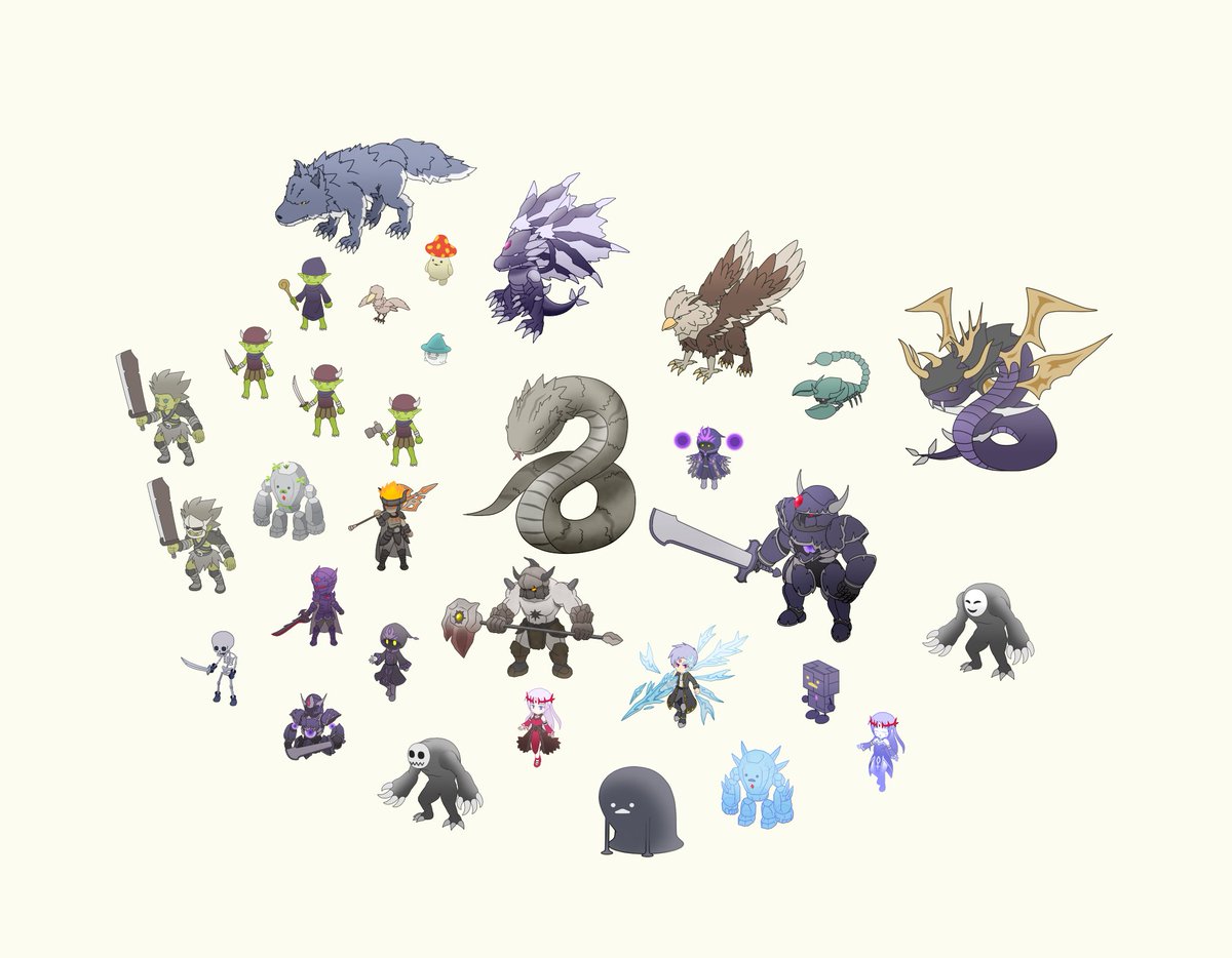 0741Elnn's tweet image. 自作ゲームの体験版やっと公開出来ました。
 サイドビュー戦闘、クォータービューマップを 自分の描いた絵素材で表現しています。 
よろしくお願いいたします。
#ゲーム制作 #RPG #イラスト
ダウンロードはCi-enからお願いいたします。ci-en.net/creator/6434/a…