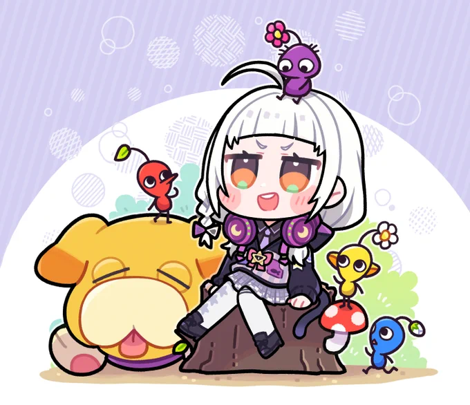 シオンちゃんピクミンクリアおめでとう～#シオンの書物 