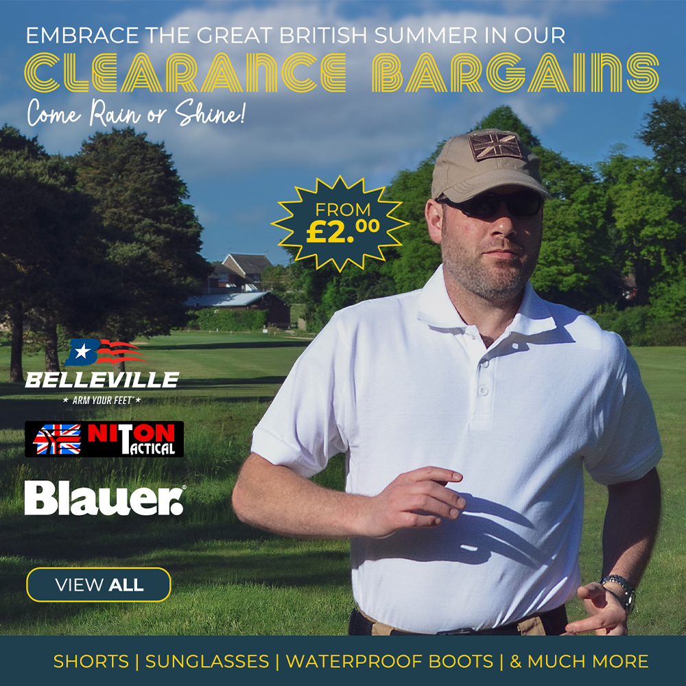 British summer, sorted! ☀️🌧️ 
Grab tactical shorts for £10, swanky sunglasses also at £10, a stylish baseball cap at £2 and waterproof boots slashed from £280 to £50! 

Ready to treat yourself? Visit our clearance sale! 👉 niton999.co.uk/special-offers… 

#RainOrShine