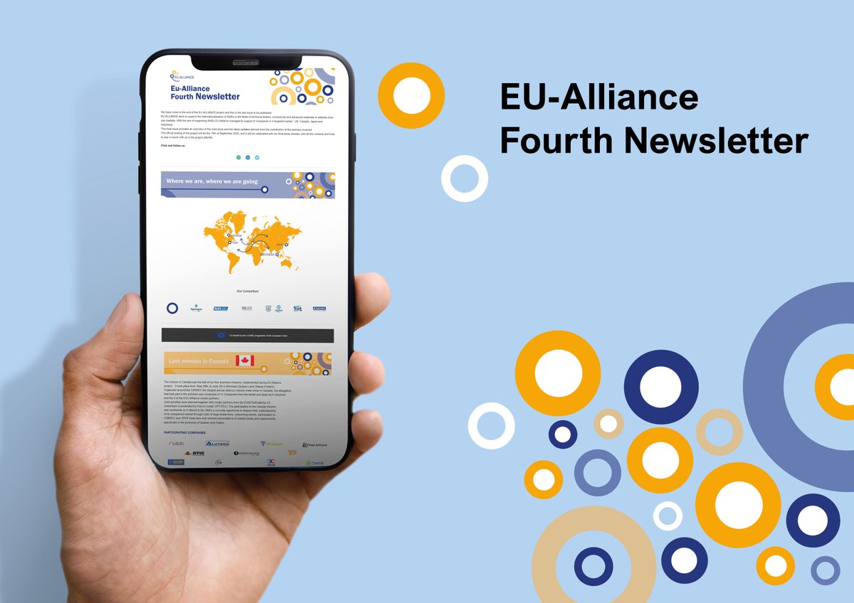 Our fourth and last #newsletter is out!

This latest issue provides an overview of what has been done in recent months, the #missions completed and the latest news derived from the contribution of the project partners

Our newsletter here: lnkd.in/eWe8fg43

#eualliance
