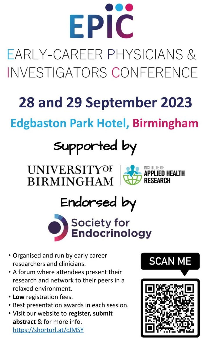 Abstract deadline fast approaching for #EPIC2023.. An excellent opportunity for UK-based #earlycareers to present their work to their peers & receive constructive feedback..+good chances to win a prize😃 Deadline to submit abstracts on 31 July. . More details 👇. @UoB_IAHR