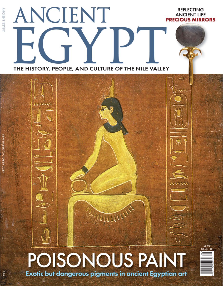 Next AE issue due out in Aug (UK)/Sept(USA): cover with Amenhotep II sarcophagus- beautiful but pigments used were deadly! Also: the role of the House of Life; Cleopatra II; and some very unusual uses for honey in ancient Egypt!
ancientegyptmagazine.com/subscribe.htm