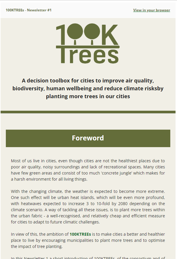 📢 The first 📄 100KTREEs Newsletter 📄 is on-line! Find it at the following link:
👉 mailchi.mp/aaeb9f620a71/1…

To become part of the 100KTREEs Community and receive our news, subscribe here!
100ktrees.us21.list-manage.com/subscribe?u=63…

#NaturebasedSolutions #trees #spacedata