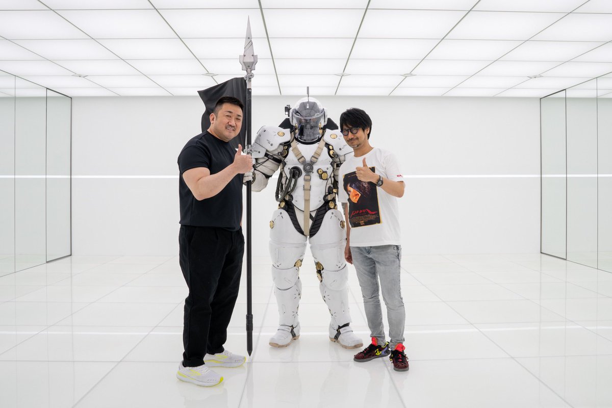 Kojima_Hideo's tweet photo. マ・ドンソクさんと。 https://t.co/Vj11FzPrJ4