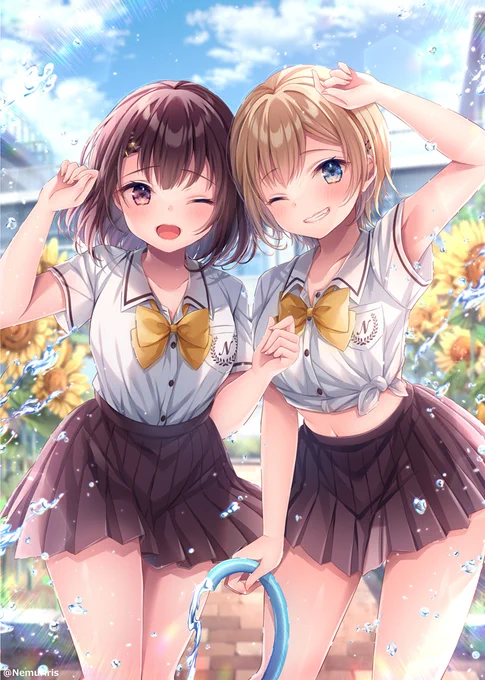 「こっち来て!」「一緒に涼もっ」 