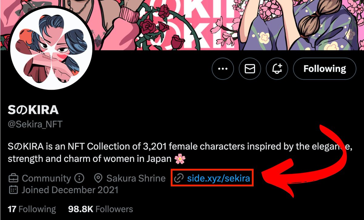 SのKIRA 🤝 Side.xyz

We’re thrilled to announce this new collaboration between our two projects.

<a href="/Sekira_NFT/">SのKIRA</a> now uses a <a href="/sidexyz/">Side.xyz</a> page for its link in bio.

👉 side.xyz/sekira