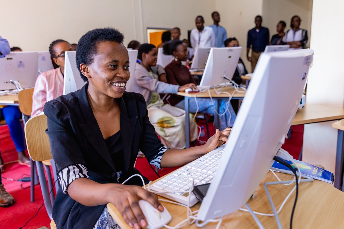 FAWERwanda's tweet photo. So far the FAWE Rwanda career women center has supported over 350 young women in entrepreneurship and digital skills. These women have also been linked to mentors #entrepreneurship, Mentorship #Empowerment https://t.co/8U2umIThrq