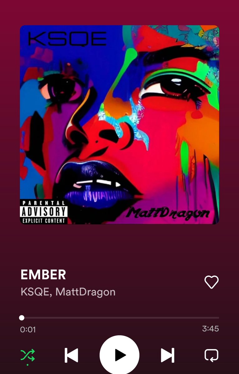 SydCypress's tweet photo. Check out Ember by KSQE and MattDragon on spotify if you dont wyd??

https://t.co/YeFUm8wD7w
#ShadesofPalo #PurepressureENT #GCE #Spotify #HipHopMusic #newspotify #musiclovers #music https://t.co/gwn6q8n3JD