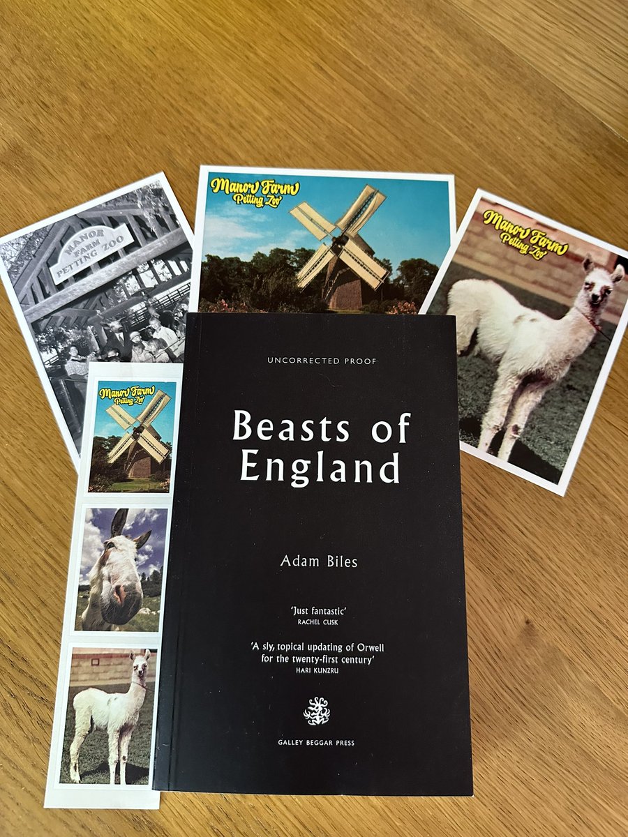 MattGCraig's tweet photo. ANIMAL FARM for the 21st Century. Thanks @GalleyBeggars for the sneak peek at Adam Biles’ #BeastsOfEngland, coming September. https://t.co/CHYK0KK1r0