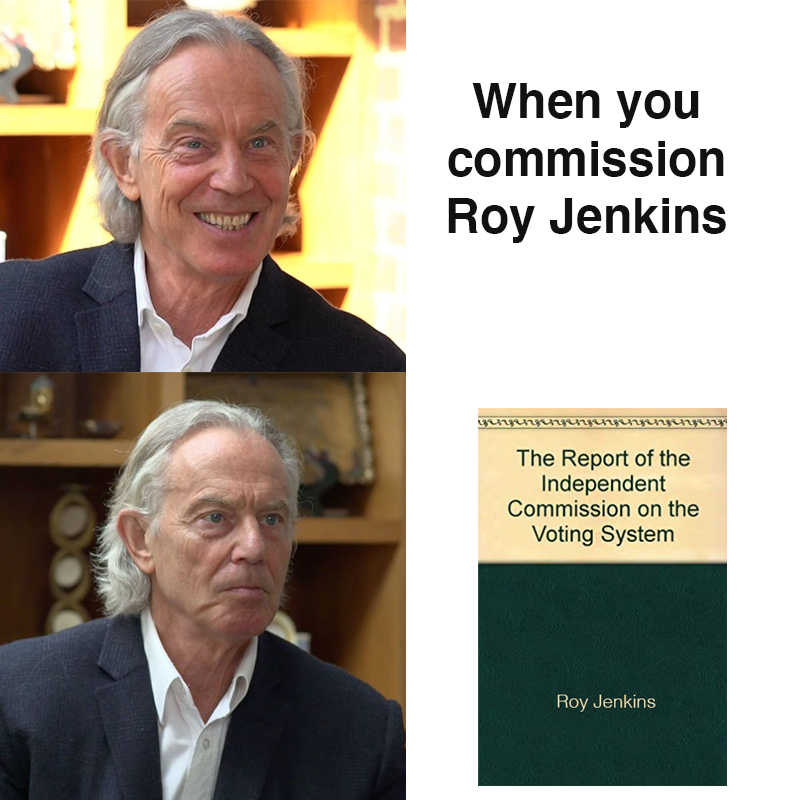 electoralmemes's tweet photo. I see Tonty has said his wrong opinions on electoral reform again... https://t.co/U5yPsoemFX