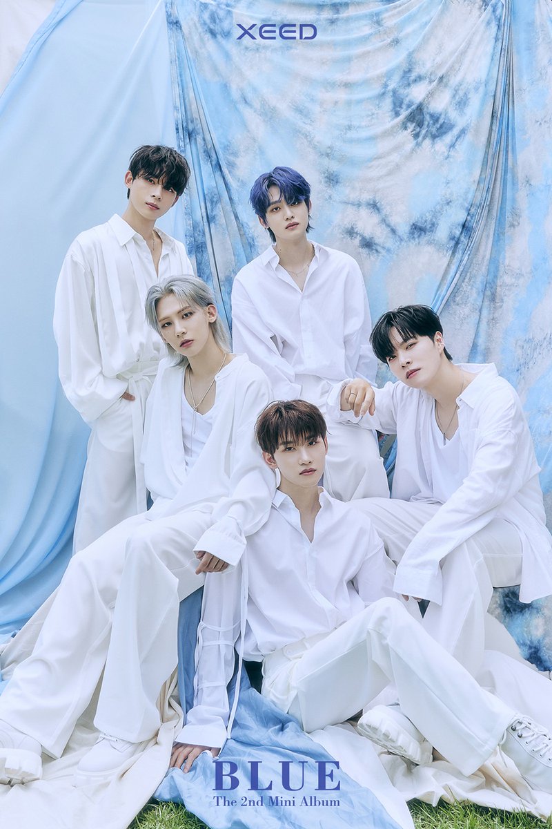 XEED_UK's tweet photo. The group concept photos for @XEED_OFFICIAL's new mini album #BLUE are here! Don't they all look amazing?! 💙🫶

#XEED https://t.co/qOrMYC6kFh