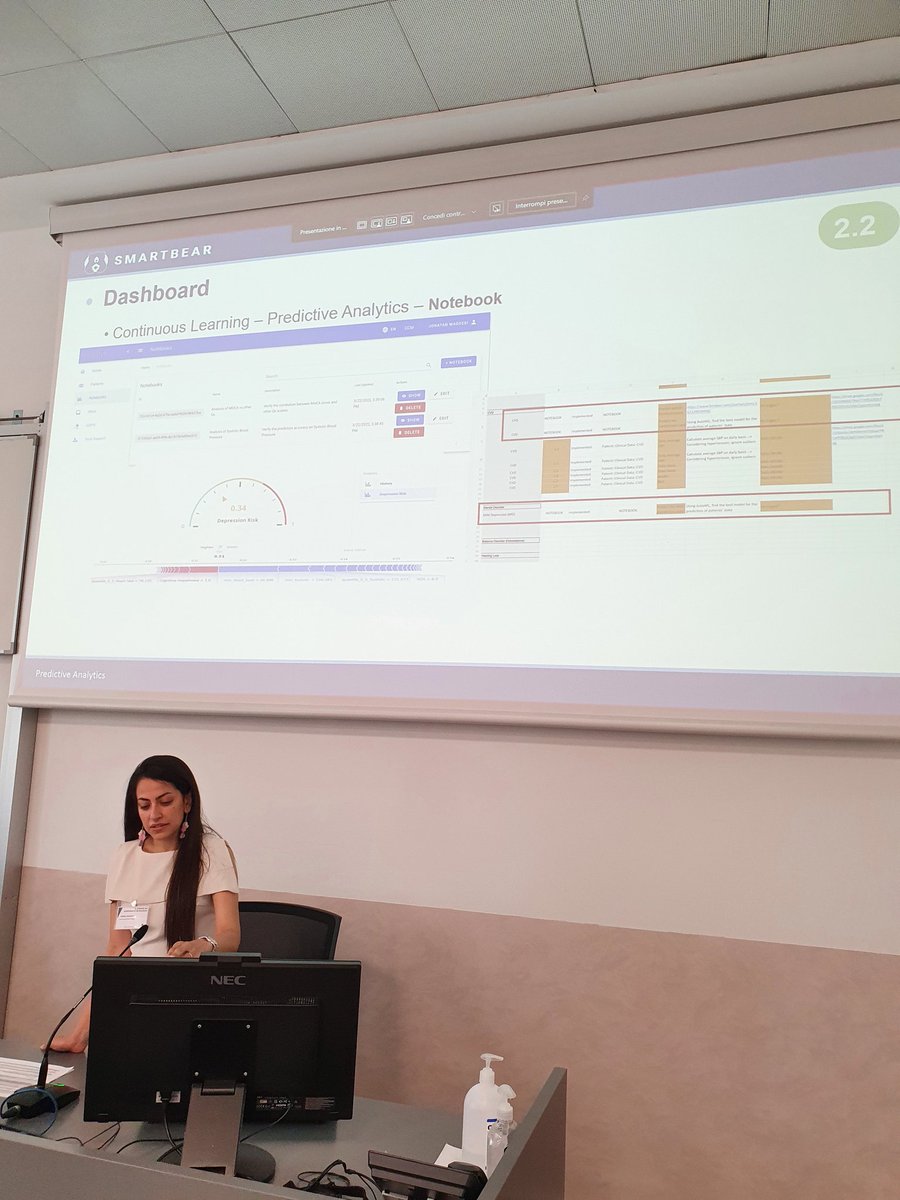 SmartBear_IT's tweet photo. Oggi durante il GM di @SmartBear_EU BEAR, una presentazione di @paoloceravolo e @SAMIMRAA su Analytics e modelli predittivi. #smartbear #europeancommission #unimi #ricercaeinnovazione https://t.co/SYQYyvP44E