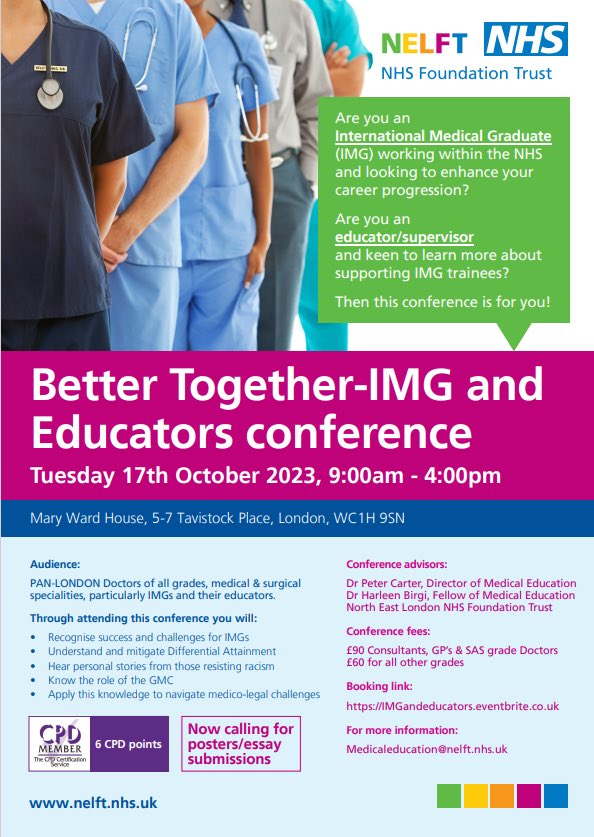 We are proud to announce our IMG &amp; educator conference on oct 17th. imgandeducators.eventbrite.co.uk