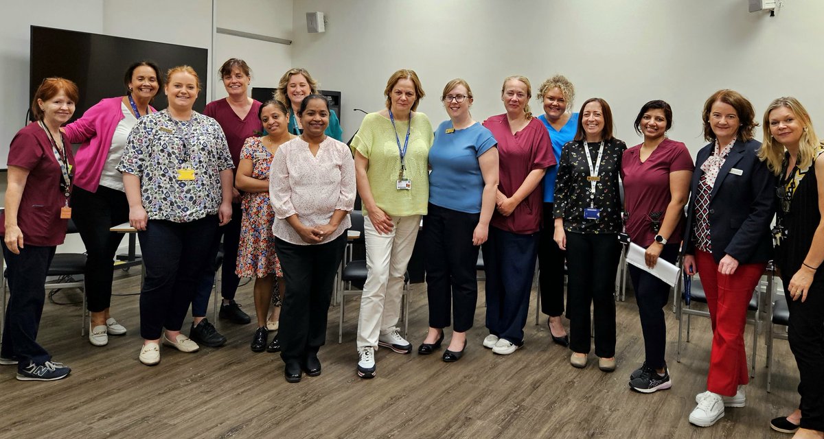 Celebrating Nina Sheridan's last day attending our daily Senior Nurses Safety Huddle. Enjoy your retirement, we wish you the best of health, happiness and exciting adventures ahead!