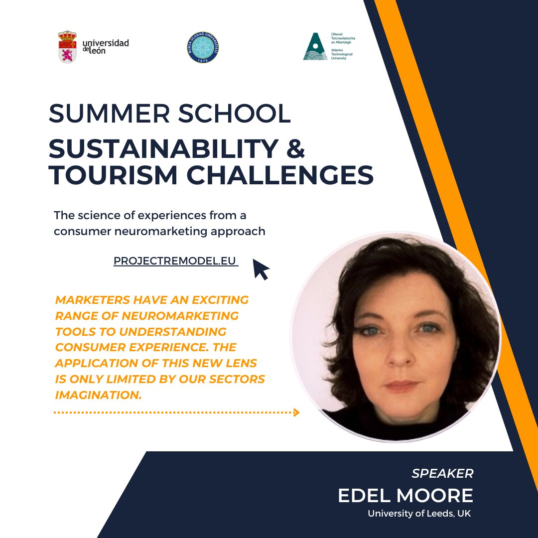 At the REMODEL Summer School, #consumerneuromarketing is one of the main topics. ➡ The possibilities and challenges of utilising consumer neuromarketing to aid consumer research have been discussed. 👏 
#horizoneurope #summerschool #sustainabletourism #consumerresearch