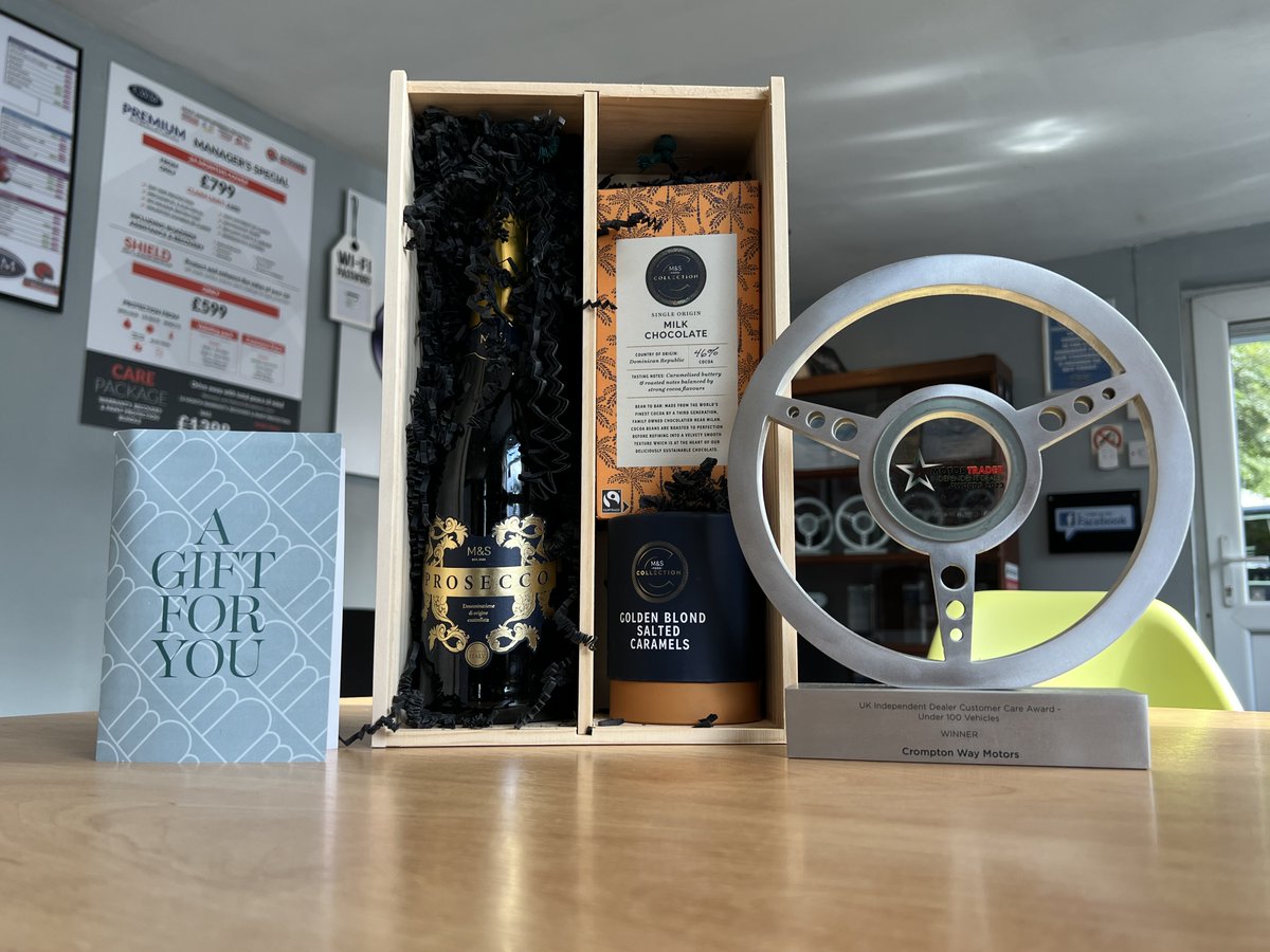 CWMMOTORS's tweet photo. A massive thank you to @ClickDealerLTD for sending us this lovely hamper for winning our most recent MotorTrader Independent Dealer Award for Customer Care!
This will go down well over the weekend! ๐คช
Thank you guys, we really appreciate the gift!
#happymotoring #ClickDealer https://t.co/1EtzOXnbyZ