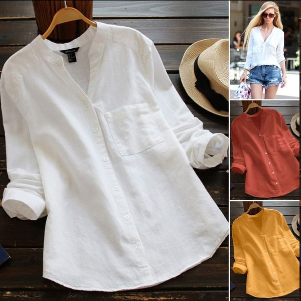 ThrivsCo's tweet photo. 😍Japanese-style cotton linen casual loose shirt,
🔥Soft and comfortable, sexy V-neck, simple and fashionable, ✅8 colors available, 45-115kg can be worn!
🛒Get it👉https://t.co/mjY3JAvkyO https://t.co/2NbDUHlNAP