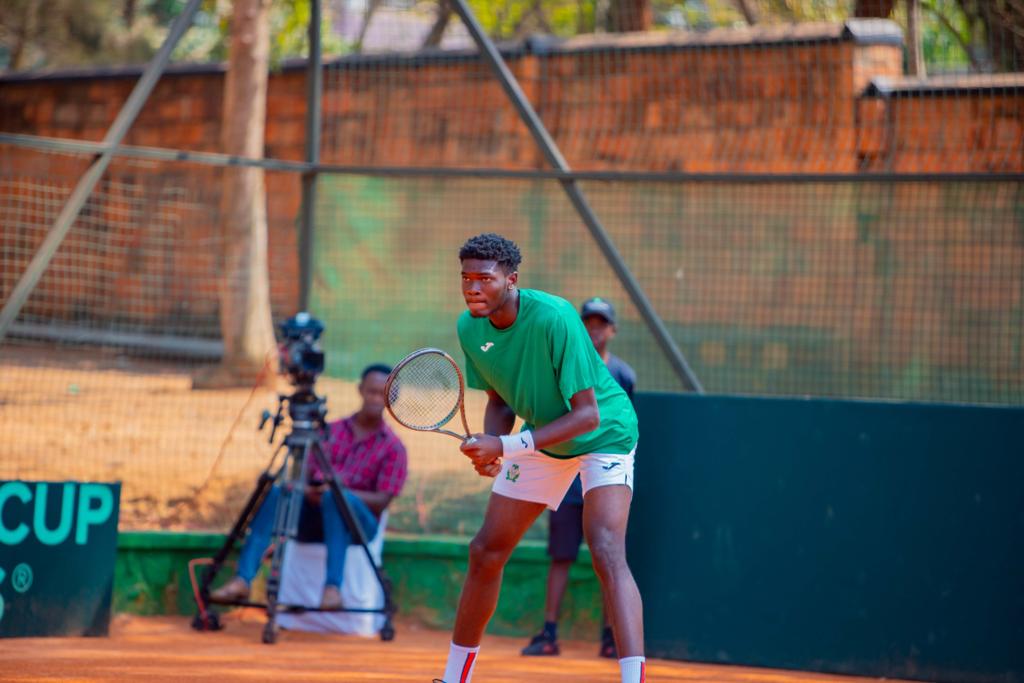 tennis_rwanda's tweet photo. #DavisCupRwanda 

Group IV - Africa - Group B 

Day III, Match I 

David Ekpenyong ( #Nigeria) ✅️

6-1 6-3 

Hakizumwami Junior ( #Rwanda) 

#DavisCup #CIMERWA #AmekiColor #ParkInn #SimbaVoyages #VisitRwanda #Liquid https://t.co/qn8QYzbUT6