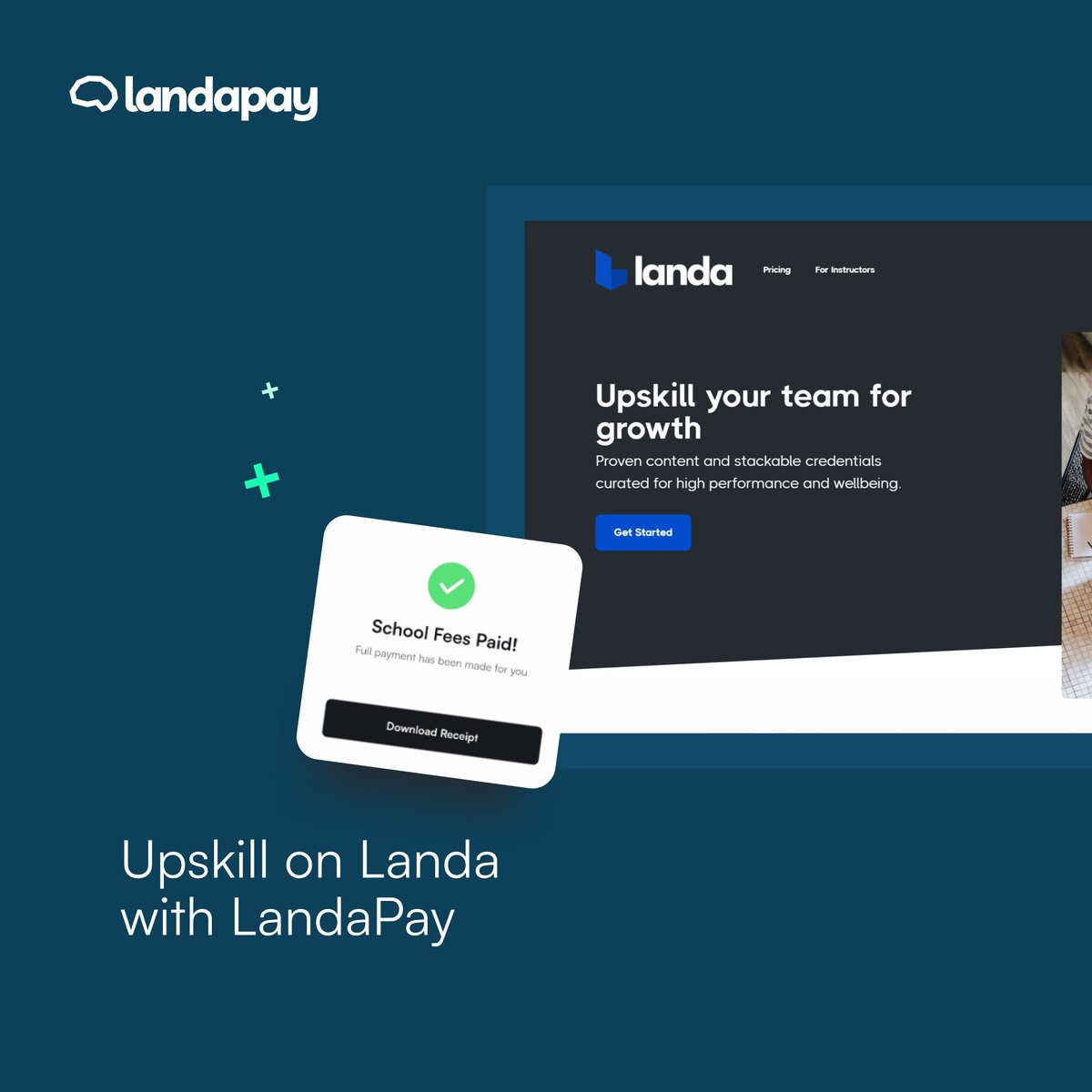 Now, you can afford to upskill on Landa without stress. We are here to help you get the financing you need. Sign up on app.landapay.com to get started.

#EducationFinancing #studentloaninnigeria #education #FinTech