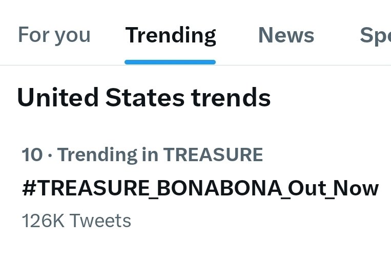 TUnion_USA's tweet photo. [🌎 UPDATE]

#TREASURE_BONABONA_Out_Now has climbed to Top 10 UNITED STATES TRENDS at #10!

SHOW THEM WE ARE HERE keep dropping!! 💎

TREASURE REBOOT COMPLETE
#TREASURE_BONABONA_Out_Now
#트레저_정규2집_보나보나_컴백
#TREASURE #트레저
@treasuremembers https://t.co/XAoUUe7udZ