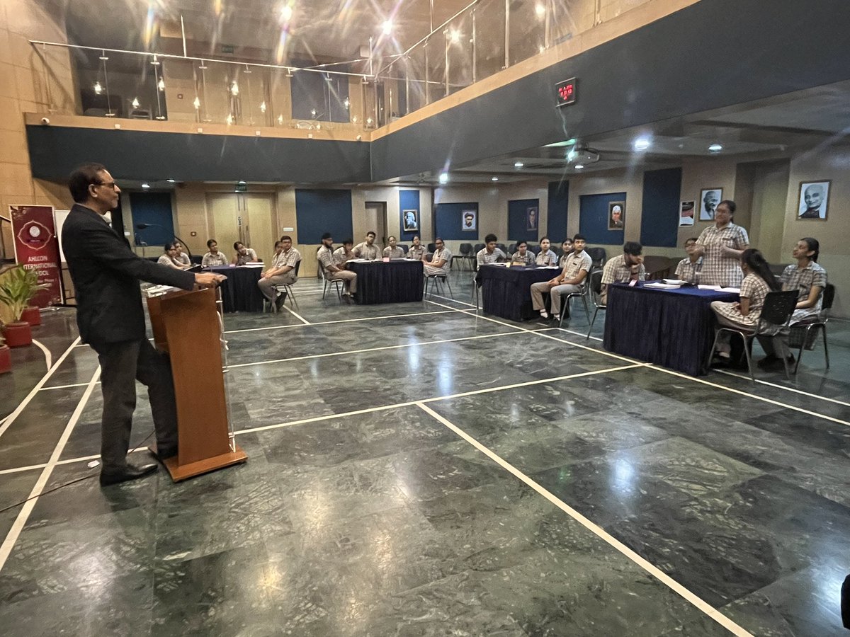 Nurturing True Leaders &amp; empowering the student council through his wisdom,enriching life experiences &amp; interactive activities,summed up in 1st ever “Student Leadership Programme-Leadership Unplugged”.Credits <a href="/ashokkp/">Ashok Pandey</a> for Mentoring the session. <a href="/y_sanjay/">Sanjay Yadav</a> <a href="/pntduggal/">PUNEET DUGGAL</a> <a href="/kandhari_ekta/">Ekta  Kandhari</a>