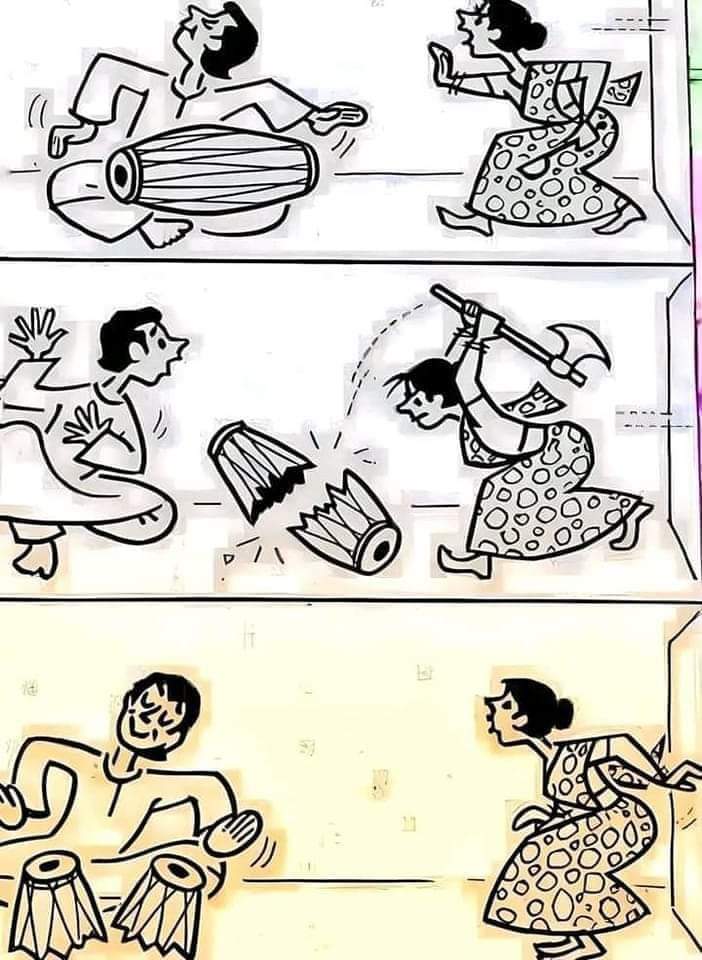 Khan__003's tweet image. This is how Tabala #invented